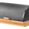 Zeller Brotkasten schwarz Bambus B/H/L: ca. 27x19x39 cm