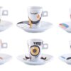 Zeller Espresso-Set Faces