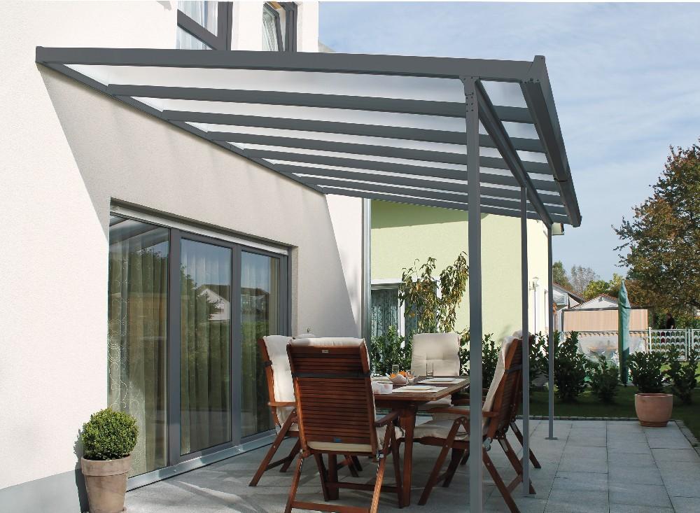 Gutta Terrassendach Bausatz Typ C (Anthrazit) 5460 x 3060 mm