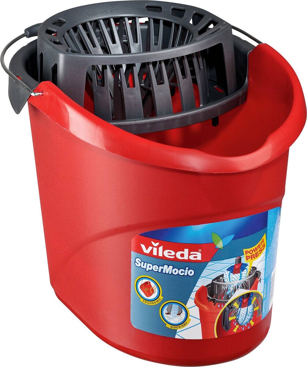 Vileda Eimer rot B/H/L: ca. 19x27,5x36 cm