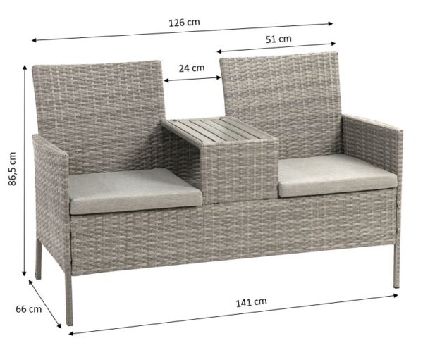 4005437272798-8 greemotion Bank Felin, ca. 141 x 86, 5 x 66 cm