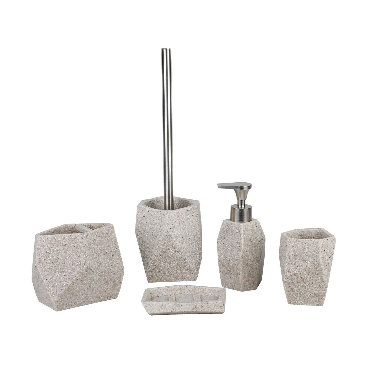 Axentia Bad – Set Santorino dekorativ beige