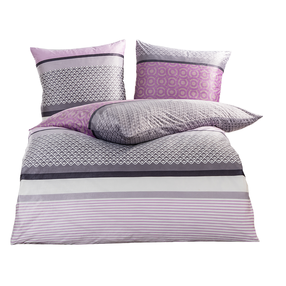 DREAMTEX Nicki – Velours – Bettwäsche – ca. 155 x 220 cm