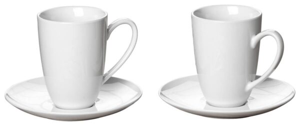 Ritzenhoff & Breker Latte Macchiato-Set 4tlg. Bianco weiß Porzellan 4 tlg.