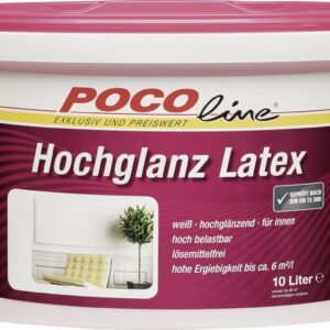 POCOline Latexfarbe weiß ca. 10 l