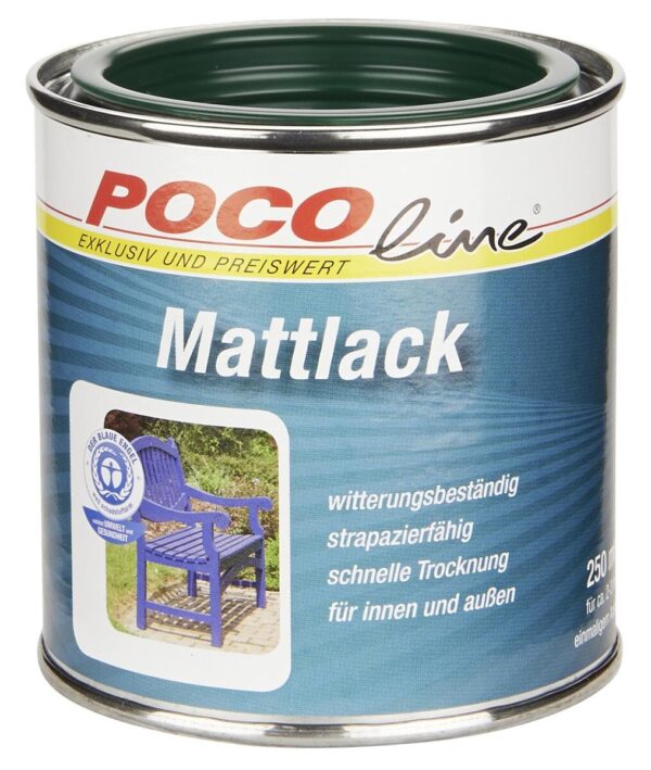 POCOline Acyl Buntlack moosgrün seidenmatt ca. 0,25 l POCOline Acyl Buntlack moosgrün seidenmatt ca. 0,25 l