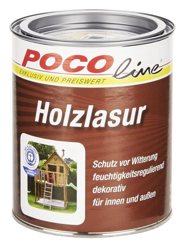 POCOline Acryl Holzlasur farblos ca. 0,75 l POCOline Acryl Holzlasur farblos ca. 0,75 l