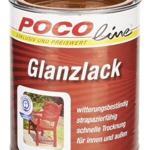 POCOline Acyl Buntlack tiefschwarz glänzend ca. 0,75 l