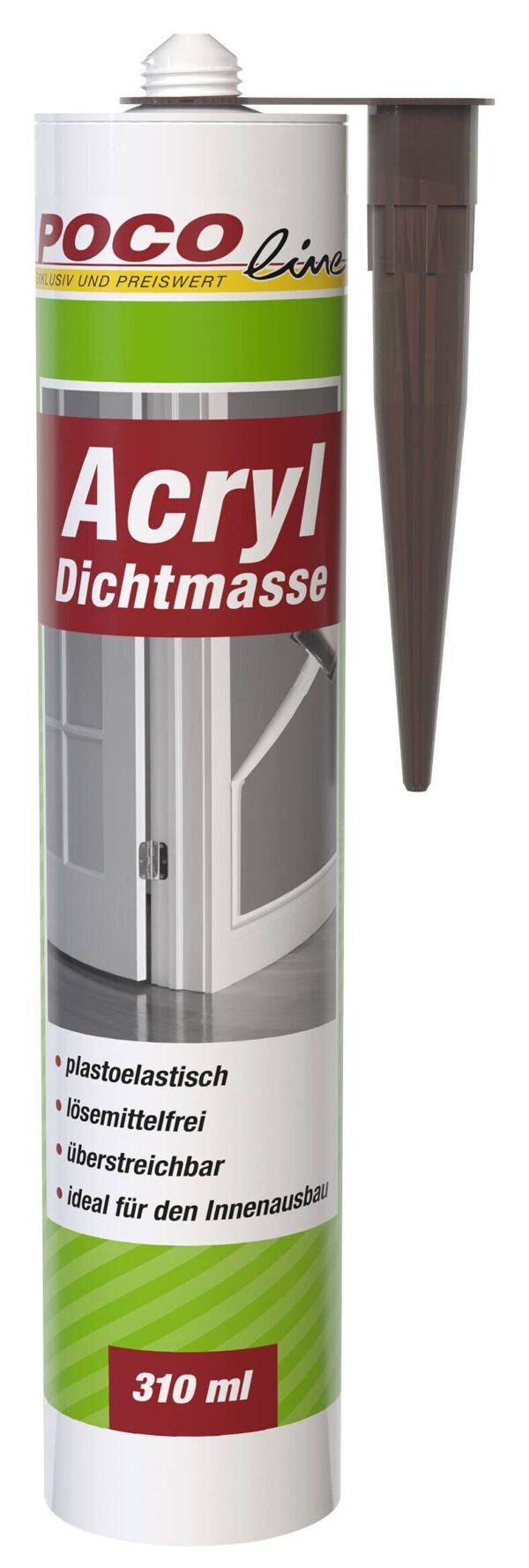 POCOline Acryl Fugendicht braun ca. 0,31 l POCOline Acryl Fugendicht braun ca. 0,31 l