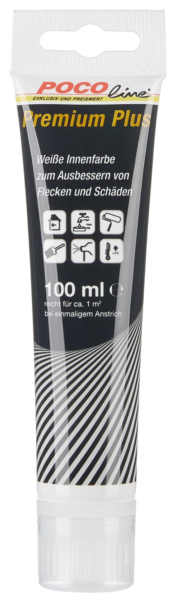 POCOline Raumfarbe Premium Plus weiß ca. 0,1 l