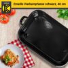 4006776000912-5 Karl Krüger Emaillierte Vierkantpfanne schwarz, 40 cm