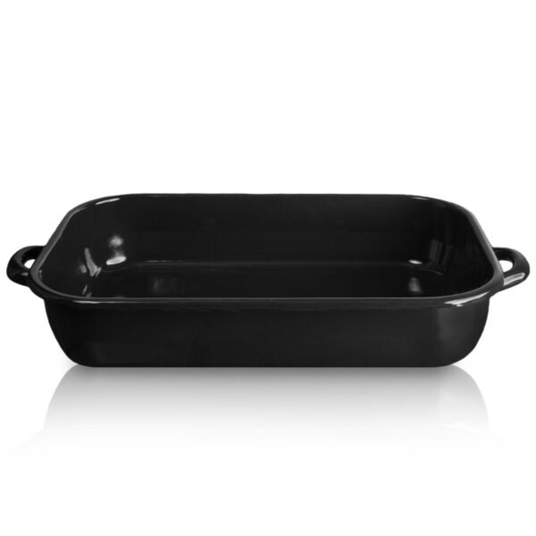 4006776006860-1 Karl Krüger Emaillierte Vierkantpfanne schwarz, 26 cm