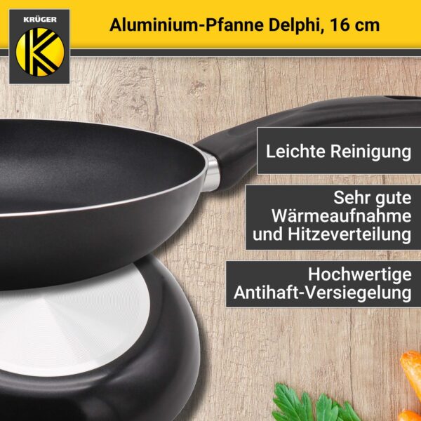 Karl Krüger KRÜGER Aluminium Pfanne Delphi, 20 cm