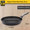 4006776046095-6 Karl Krüger Aluguss Pfanne flach DELTA 28 cm