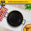4006776049645-4 Karl Krüger Emaillierte Schlemmerpfanne mit Holzteller, 20 cm
