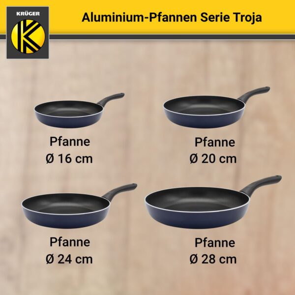 Karl Krüger Aluminium Pfanne Troja, 28 cm