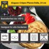 Karl Krüger Aluguss Crépes – Pfanne DELTA, 24 cm