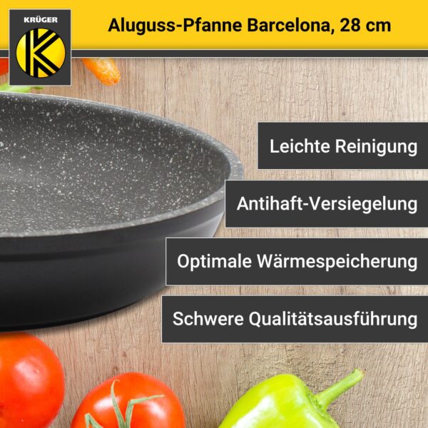 Karl Krüger Aluguss Pfanne BARCELONA, 28cm