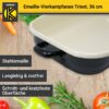 4006776105013-3 Karl Krüger Emaillierte Vierkantpfanne Triest, 36 x 25 cm