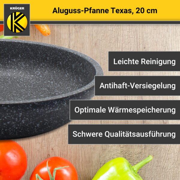4006776110567-5 Karl Krüger Aluguss Pfanne TEXAS, 20 cm