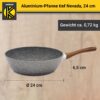 4006776120849-3 Karl Krüger Aluminium Pfanne NEVADA tief, 24 cm