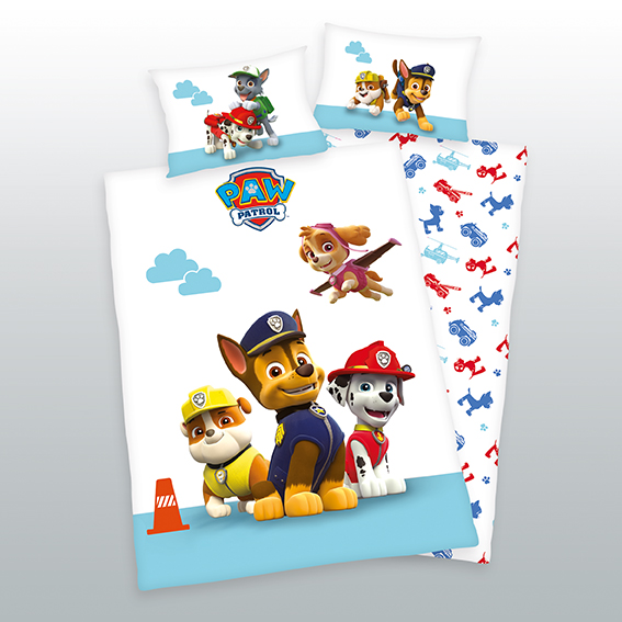 Herding Paw Patrol Bettwäsche Größe 40×60 + 100×135 cm