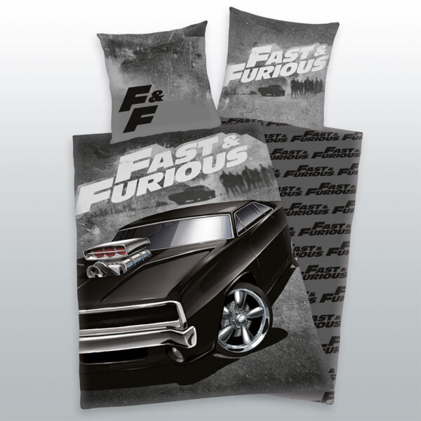 Herding Fast & Furious Bettwäsche Größe 80x80 + 135x200 cm