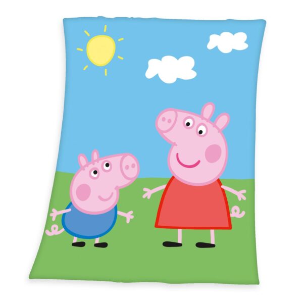 4006891939944-1 Herding Peppa Pig Fleece – Decke Größe 130x160 cm