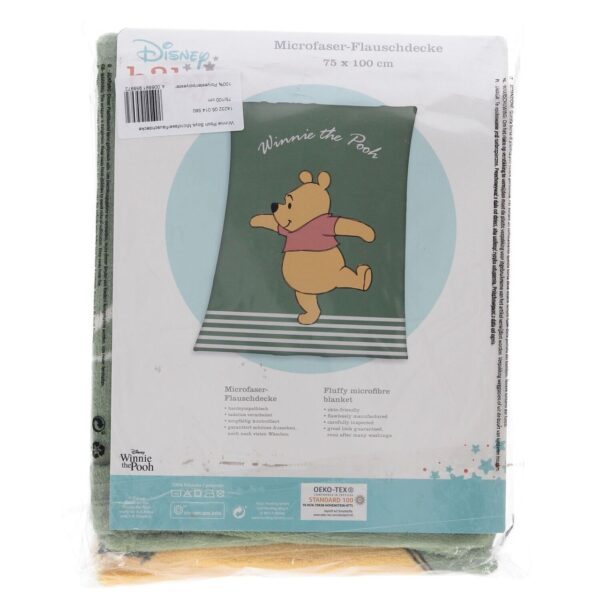 COFI 1453 Winnie Pu der Bär Korallen Babydecke Weiche Fleecedecke für Babys 100 x 75 cm