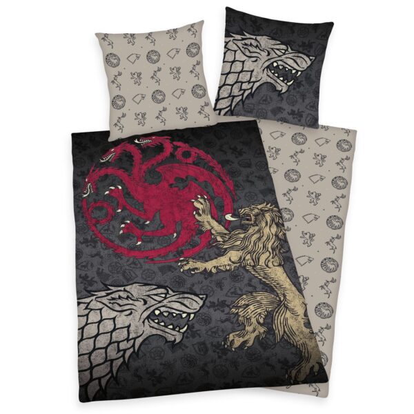 Herding Game of Thrones Bettwäsche Größe 80x80 + 135x200 cm