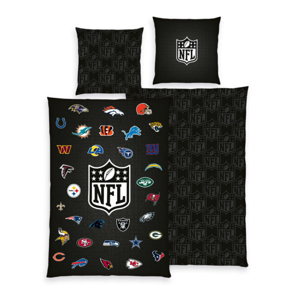 Herding NFL Bettwäsche Größe 80x80 + 135x200 cm