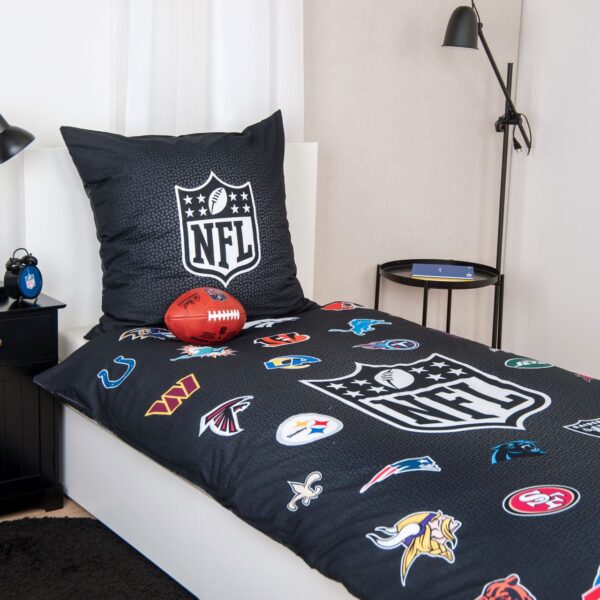 Herding NFL Bettwäsche Größe 80x80 + 135x200 cm