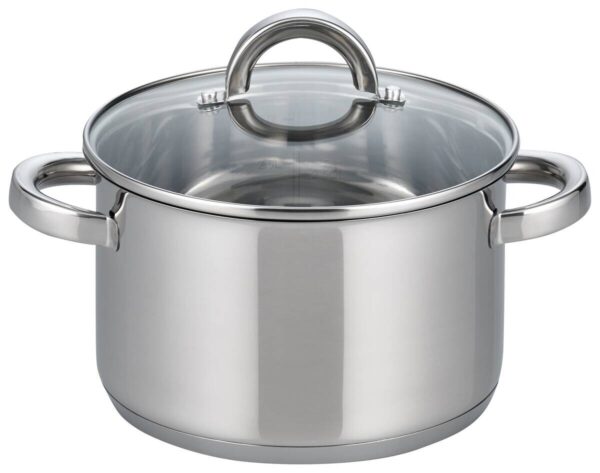 ELO Fleischtopf silber Edelstahl D: ca. 20 cm ELO Fleischtopf silber Edelstahl D: ca. 20 cm