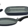 Elo Pfannen Set 3 – tlg. (Grillpfanne + Crepepfanne + Servierzange)