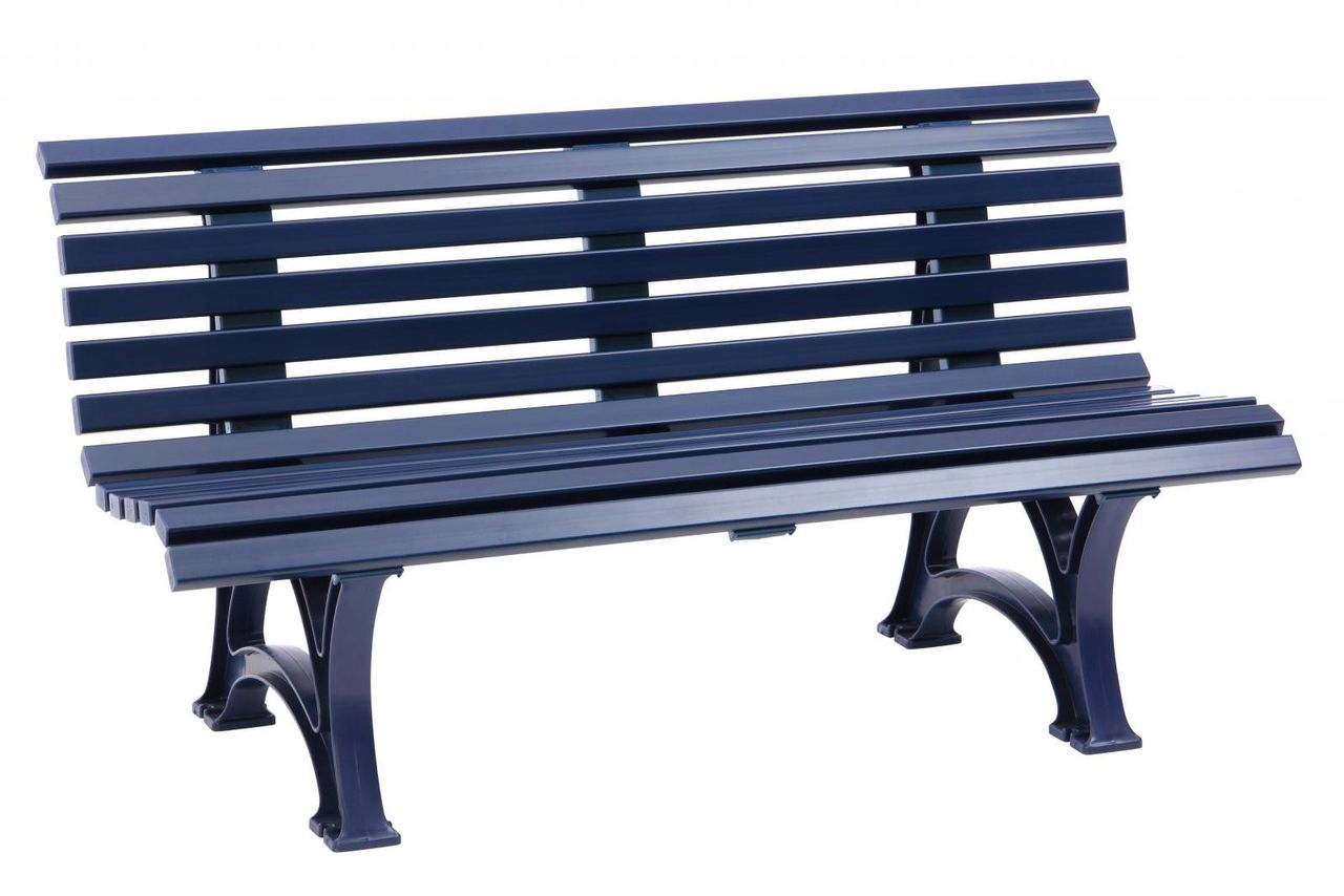 Blome Parkbank Helgoland stahlblau