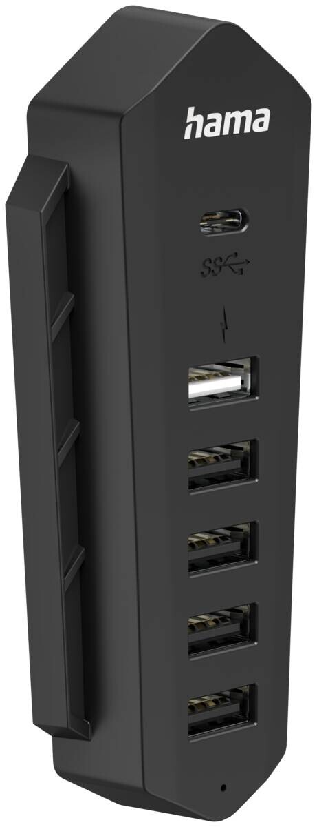 HAMA 6in1 USB-HubPlayStation schwarz
