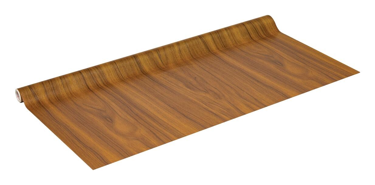 d-c-fix Dekofolie Holzoptik nussbaum gold B/L: ca. 45x200 cm