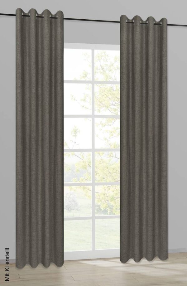 Happy Home Verdunklungsvorhang taupe B/L: ca. 140x245 cm