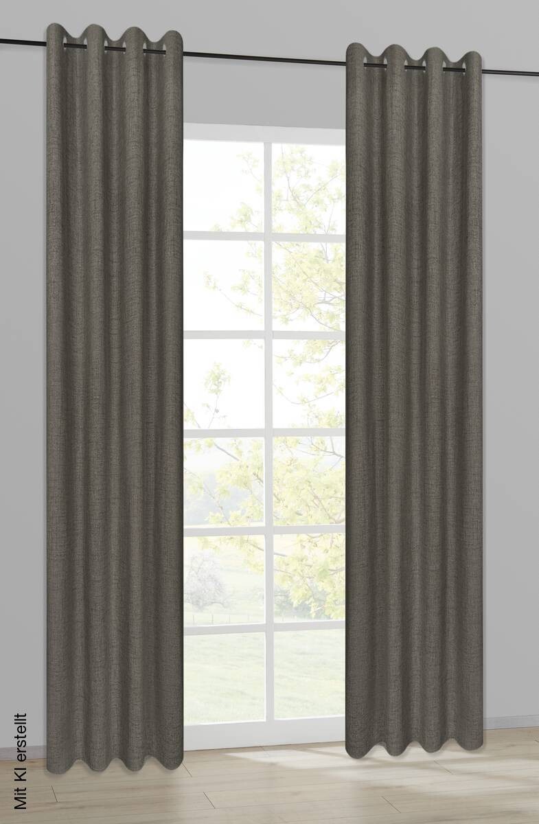 Happy Home Verdunklungsvorhang taupe B/L: ca. 140x245 cm