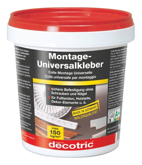 decotric Montagekleber ca. 750 g decotric Montagekleber ca. 750 g