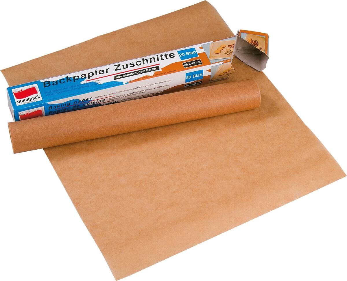 Backpapier Zuschnitte B/L: ca. 38x42 cm