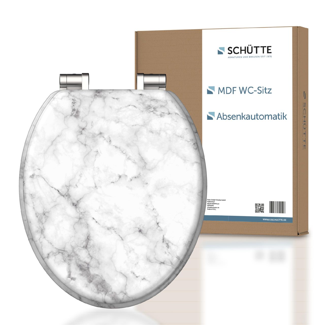 Schütte MDF WC – Sitz MARMOR STONE