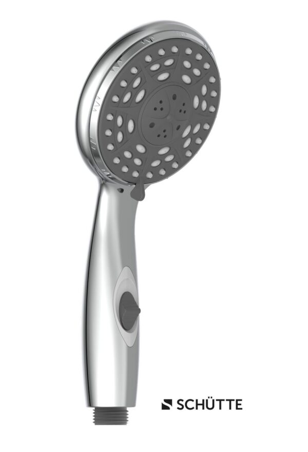Schütte Handbrause AQUA2SAVE, Duschkopf mit 4 Strahlarten, duschbrause Chrom/Weiß