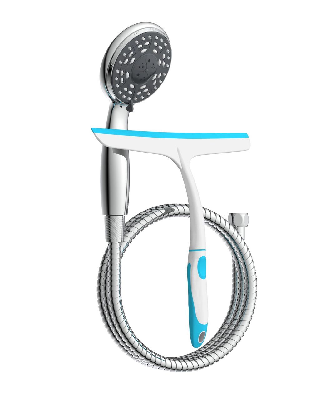 Schütte Handbrauseset mit Abzieher, Wasserstopp – Funktion Brause Chrom