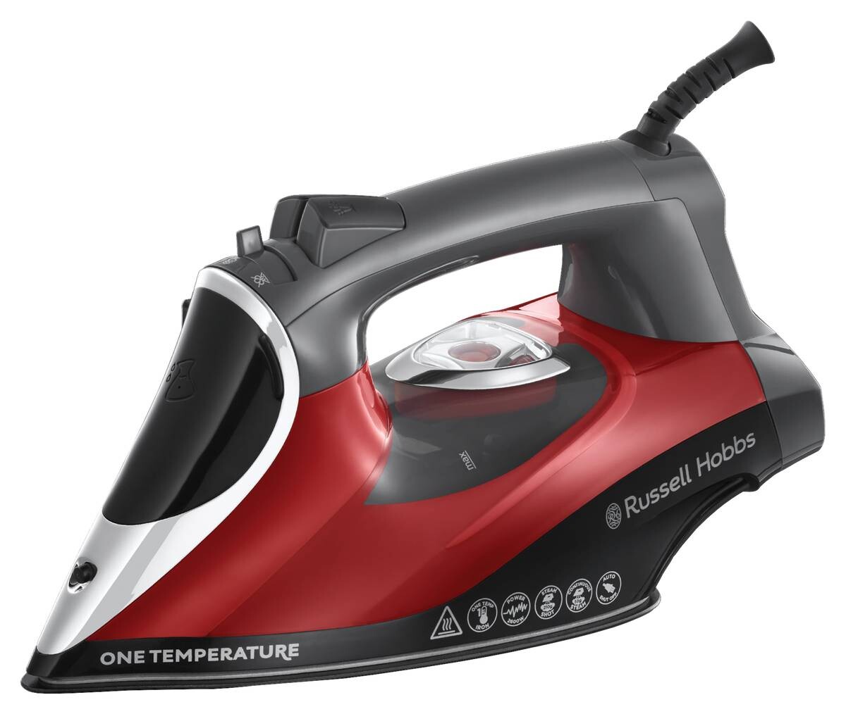 Russell Hobbs Dampfbügelautomat 23671046002 rot schwarz Kunststoff B/H/T: ca. 13x18x33 cm