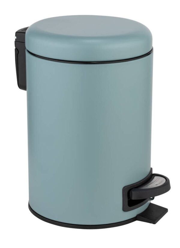 Kosmetikeimer blaugrau Edelstahl ca. 3 l
