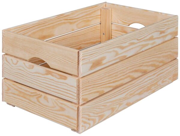 Holzkiste Valloni L natur natur Holz B/H/L: ca. 31,5x23x65 cm