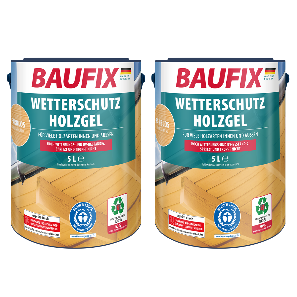 Baufix Wetterschutz – Holzgel Farblos