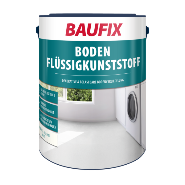 Baufix Boden – Flüssigkunststoff 5 l, weiß