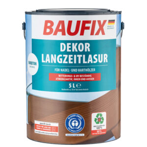 Baufix Dekor – Langzeitlasur, kastanie 2er Set